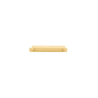 Cabinet Pull Osaka Brushed Gold PVD L175xW15xP33mm BD15mm CTC160mm With Backplate W205xH24mm T3mm in Brushed Gold PVD