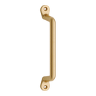 Pull Farmhouse Unlacquered Satin Brass L141xW9.5xP31.5mm CTC128mm in Unlacquered Satin Brass