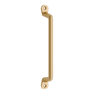 Pull Farmhouse Unlacquered Satin Brass L173xW9.5xP31.5mm CTC160mm in Satin Brass