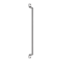 Pull Farmhouse Chrome Plated L269xW9.5xP31.5mm CTC256mm in Chrome Plated