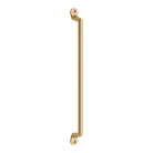Pull Farmhouse Unlacquered Satin Brass L269xW9.5xP31.5mm CTC256mm in Unlacquered Satin Brass