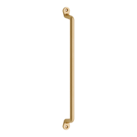 Pull Farmhouse Unlacquered Satin Brass L269xW9.5xP31.5mm CTC256mm in Unlacquered Satin Brass