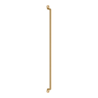 Pull Farmhouse Unlacquered Satin Brass L463xW9.5xP31.5mm CTC450mm in Unlacquered Satin Brass