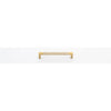 Cabinet Pull Brunswick Knurled Brushed Gold PVD L170xW15xP40 CTC160mm in Brushed Gold PVD
