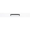 Cabinet Pull Brunswick Knurled Matt Black L170xW15xP40 CTC160mm in Matt Black