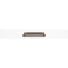 Cabinet Pull Brunswick Knurled Signature Brass L170xW15xP40 CTC160mm with Backplate in Signature Brass