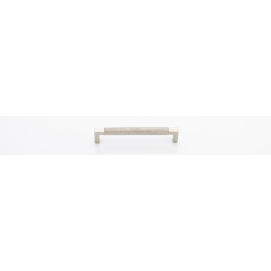 Cabinet Pull Brunswick Knurled Satin Nickel L170xW15xP40 CTC160mm in Satin Nickel