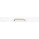 Cabinet Pull Brunswick Knurled Satin Nickel L170xW15xP40 CTC160mm with Backplate in Satin Nickel