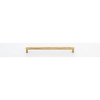 Cabinet Pull Brunswick Knurled Brushed Gold PVD L266xW15xP40 CTC256mm in Brushed Gold PVD