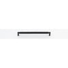 Cabinet Pull Brunswick Knurled Matt Black L266xW15xP40 CTC256mm in Matt Black