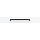 Cabinet Pull Brunswick Knurled Matt Black L266xW15xP40 CTC256mm in Matt Black