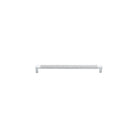Cabinet Pull Brunswick Knurled Polished Chrome L266xW15xP40 CTC256mm in Polished Chrome