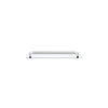 Cabinet Pull Brunswick Knurled Polished Chrome L266xW15xP40 CTC256mm with Backplate in Polished Chrome
