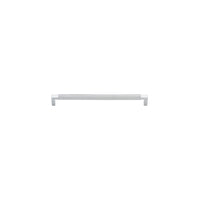 Cabinet Pull Brunswick Knurled Brushed Chrome L266xW15xP40 CTC256mm in Brushed Chrome
