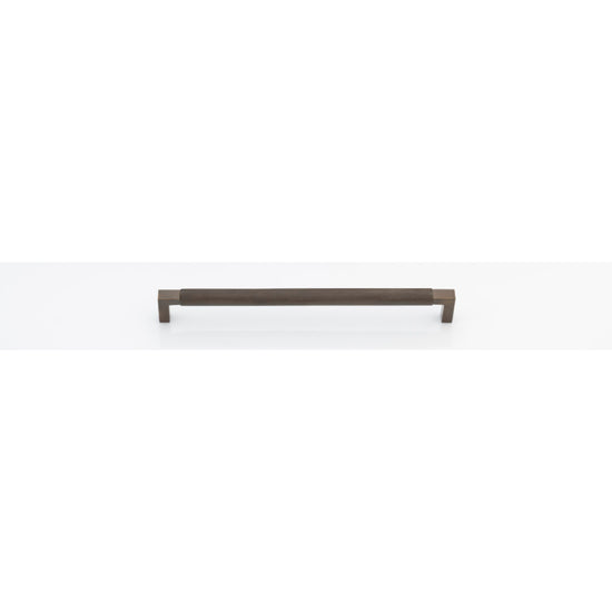 Cabinet Pull Brunswick Knurled Signature Brass L266xW15xP40 CTC256mm in Signature Brass