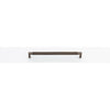 Cabinet Pull Brunswick Knurled Signature Brass L266xW15xP40 CTC256mm in Signature Brass