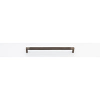 Cabinet Pull Brunswick Knurled Signature Brass L266xW15xP40 CTC256mm in Signature Brass