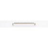 Cabinet Pull Brunswick Knurled Satin Nickel L266xW15xP40 CTC256mm in Satin Nickel