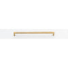 Cabinet Pull Brunswick Knurled Brushed Gold PVD L330xW15xP40 CTC320mm in Brushed Gold PVD