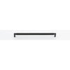 Cabinet Pull Brunswick Knurled Matt Black L330xW15xP40 CTC320mm in Matt Black