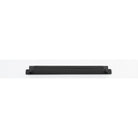 Cabinet Pull Brunswick Knurled Matt Black L330xW15xP40 CTC320mm with Backplate in Matt Black