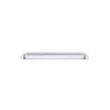 Cabinet Pull Brunswick Knurled Brushed Chrome L330xW15xP40 CTC320mm with Backplate in Brushed Chrome