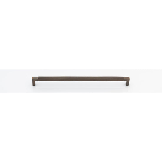 Cabinet Pull Brunswick Knurled Signature Brass L330xW15xP40 CTC320mm in Signature Brass