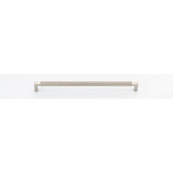 Cabinet Pull Brunswick Knurled Satin Nickel L330xW15xP40 CTC320mm in Satin Nickel