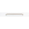 Cabinet Pull Brunswick Knurled Satin Nickel L330xW15xP40 CTC320mm in Satin Nickel