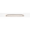 Cabinet Pull Brunswick Knurled Satin Nickel L330xW15xP40 CTC320mm with Backplate in Satin Nickel