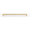 Cabinet Pull Brunswick Knurled Brushed Gold PVD L463xW19xP44 CTC450mm in Brushed Gold PVD