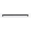 Cabinet Pull Brunswick Knurled Matt Black L463xW19xP44 CTC450mm in Matt Black