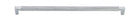 Cabinet Pull Brunswick Knurled Polished Chrome L463xW19xP44 CTC450mm in Polished Chrome