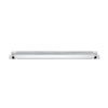 Cabinet Pull Brunswick Knurled Polished Chrome L463xW19xP44 CTC450mm with Backplate in Polished Chrome