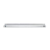 Cabinet Pull Brunswick Knurled Brushed Chrome L463xW19xP44 CTC450mm with Backplate in Brushed Chrome