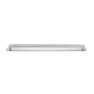 Cabinet Pull Brunswick Knurled Brushed Chrome L463xW19xP44 CTC450mm with Backplate in Brushed Chrome