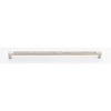 Cabinet Pull Brunswick Knurled Satin Nickel L463xW19xP44 CTC450mm in Satin Nickel