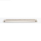 Cabinet Pull Brunswick Knurled Satin Nickel L463xW19xP44 CTC450mm with Backplate in Satin Nickel