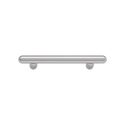 Cabinet Pull Puerto Polished Chrome L198xW18xP43mm CTC128mm in Polished Chrome