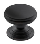 Cupboard Knob Flat Antique Copper D25xP20mm in Antique Copper