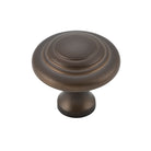 Cupboard Knob Domed Antique Brass D25xP24mm in Antique Brass