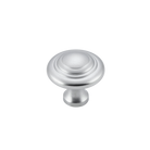 Cupboard Knob Domed Satin Chrome D25xP24mm in Satin Chrome