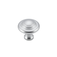 Cupboard Knob Domed Satin Chrome D25xP24mm in Satin Chrome