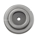 Backplate For Domed Cupboard Knob Iron Polished Metal D25mm in Polished Metal