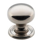 Cupboard Knob Classic Polished Nickel D25xP28mm in Polished Nickel