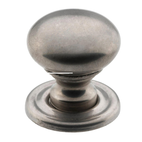 Cupboard Knob Classic Satin Nickel D19xP20mm in Satin Nickel