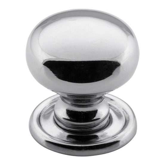 Cupboard Knob Classic Satin Nickel D25xP28mm in Satin Nickel