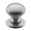 Cupboard Knob Classic Satin Chrome D19xP20mm in Satin Chrome