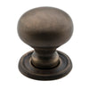 Cupboard Knob Classic Antique Brass D25xP28mm in Antique Brass