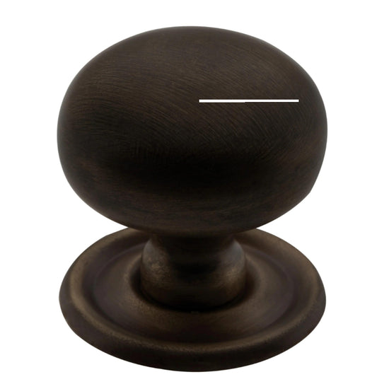 Cupboard Knob Classic Antique Brass D32xP32mm in Antique Brass
